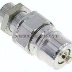 Schott-Steckkupplung ISO7241-1A, Stecker Baugr.6, 18 L (M26x1,5)