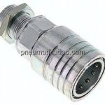Schott-Steckkupplung ISO7241-1A, Muffe Baugr.6, 22 L (M30x2)