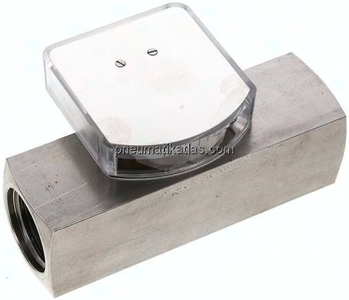 Durchflussmesser G 1" (IG), 0,5 - 1,5 l/min, 1.4571