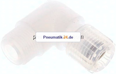 Winkel-Verschraubung G 3/8"-8x6mm, PFA