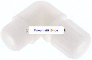 Winkel-Verschraubung G 3/8"-8x6mm, PVDF
