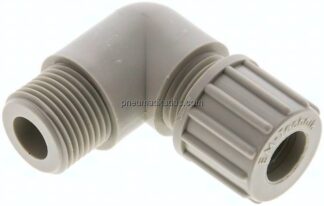 Winkel-Verschraubung G 3/8"-10x8mm, Polypropylen