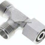 Einstellb. L-Schneidringverschraubung 10 L (M16x1,5), ohne Mutter & Schneidring, Stahl verzinkt