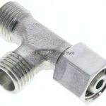 Einstellb. L-Schneidringverschraubung 8 L (M14x1,5), ohne Mutter & Schneidring, Stahl verzinkt