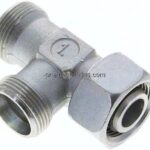 Einstellb. L-Schneidringverschraubung 18 L (M26x1,5), ohne Mutter & Schneidring, Stahl verzinkt