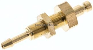 Schott-Kupplungsstecker (NW2,7) 3mm Schlauch, Messing