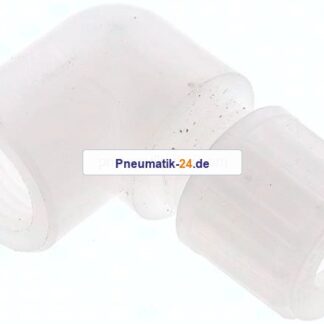 Winkel-Aufschraubverschraubung G 1/4"-8x6mm, PVDF