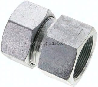 Aufschraub-Schneidringverschr. M 48x2-38 S (M52x2), Stahl verzinkt