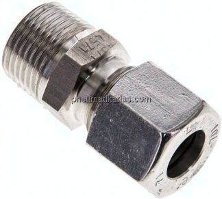 Gerade Schneidringverschr. R 3/8"-10 L (M16x1,5), 1.4571