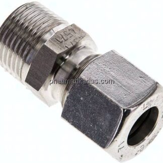 Gerade Schneidringverschr. R 3/8"-10 L (M16x1,5), 1.4571