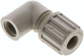 Winkel-Aufschraubverschraubung G 1/8"-8x6mm, Polypropylen