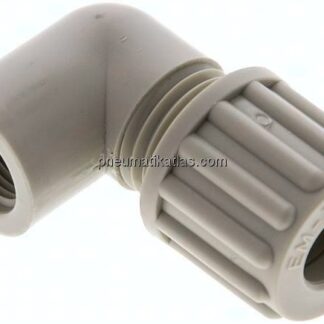 Winkel-Aufschraubverschraubung G 1/8"-8x6mm, Polypropylen