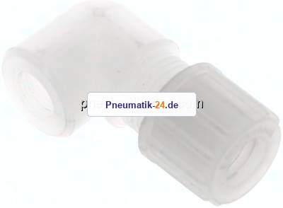Winkel-Aufschraubverschraubung G 1/8"-10x8mm, PVDF