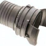 Guillemin-Kupplung, Tülle 65 (2-1/2") mm, Edelstahl, mit Verriegelung