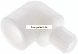 Winkel-Aufschraubverschraubung G 3/8"-6x4mm, PVDF
