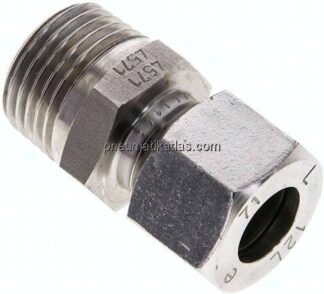 Gerade Schneidringverschr. R 1/2"-12 L (M18x1,5), 1.4571