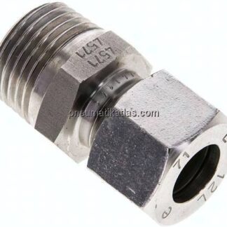 Gerade Schneidringverschr. R 1/2"-12 L (M18x1,5), 1.4571