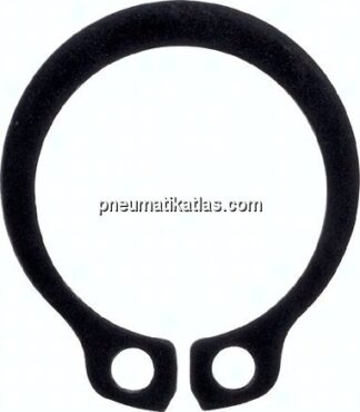 Sicherungsring A, DIN 471, 7mm, Federstahl phosphatiert