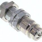 Schott-Steckkupplung ISO7241-1A, Stecker Baugr.3, 14 S (M22x1,5)