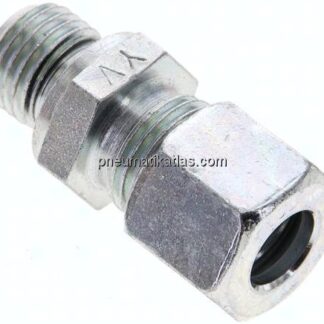 Gerade Schneidringverschr. M 14x1,5-10 L (M16x1,5), Stahl verzinkt