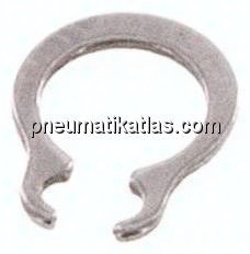 Sicherungsring A, DIN 471, 4mm, Federstahl rostfrei