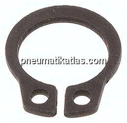 Sicherungsring A, DIN 471, 8mm, Federstahl phosphatiert