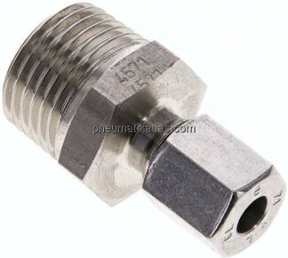 Gerade Schneidringverschr. R 1/2"-6 L (M12x1,5), 1.4571