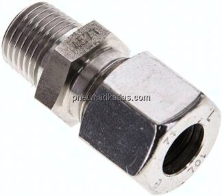 Gerade Schneidringverschr. R 1/4"-10 L (M16x1,5), 1.4571