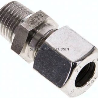 Gerade Schneidringverschr. R 1/4"-10 L (M16x1,5), 1.4571