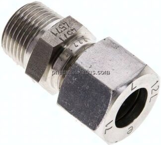 Gerade Schneidringverschr. R 3/8"-12 L (M18x1,5), 1.4571