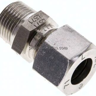 Gerade Schneidringverschr. R 3/8"-12 L (M18x1,5), 1.4571
