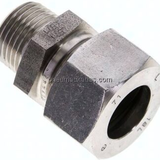 Gerade Schneidringverschr. R 1/2"-18 L (M26x1,5), 1.4571