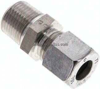 Gerade Schneidringverschr. NPT 3/8"-10 L (M16x1,5), 1.4571