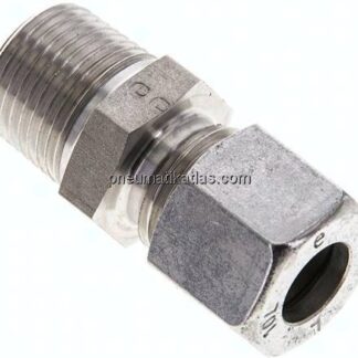 Gerade Schneidringverschr. NPT 3/8"-10 L (M16x1,5), 1.4571