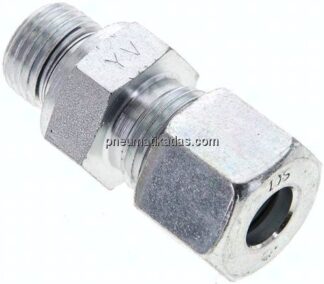 Gerade Schneidringverschr. M 16x1,5-10 S (M18x1,5), Stahl verzinkt