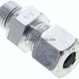 Gerade Schneidringverschr. M 16x1,5-10 S (M18x1,5), Stahl verzinkt