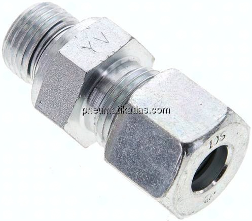 Gerade Schneidringverschr. M 16x1,5-10 S (M18x1,5), Stahl verzinkt