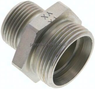 Gerade Schneidringverschr. G 3/4"-28 L (M36x2), ohne Mutter & Schneidring, Stahl verzinkt