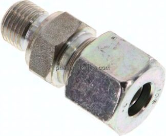 Gerade Schneidringverschr. G 1/4"-10 S (M18x1,5), Stahl verzinkt