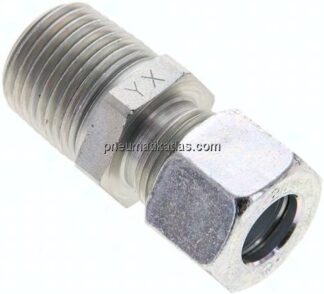 Gerade Schneidringverschr. NPT 1/2"-12 L (M18x1,5), Stahl verzinkt