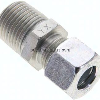Gerade Schneidringverschr. NPT 1/2"-12 L (M18x1,5), Stahl verzinkt