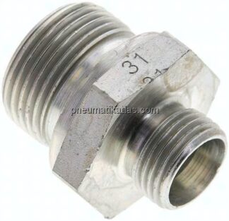 Gerade Schneidringverschr. G 3/4"-12 L (M18x1,5), ohne Mutter & Schneidring, Stahl verzinkt