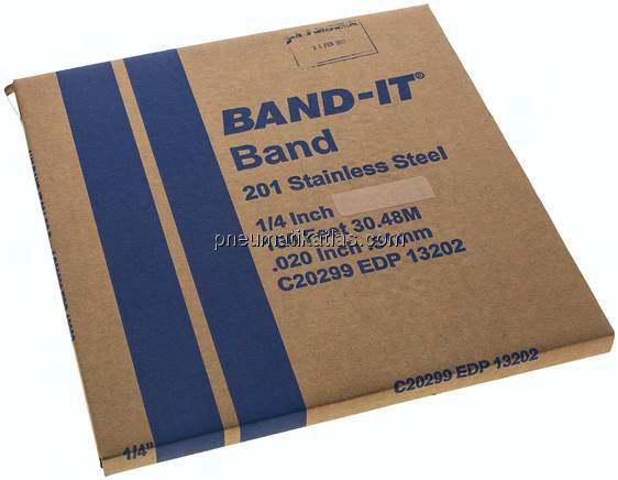 Band-It-201, 6,4 (1/4") mm, Band (30,5 m Karton)