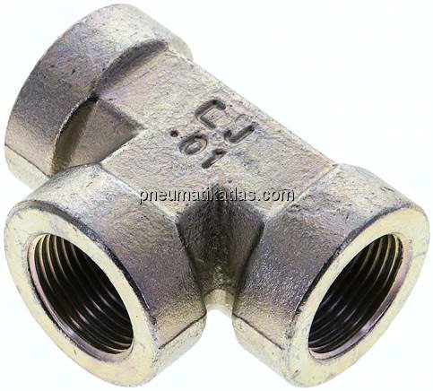 Hochdruck T-Stück G 3/4" (IG), Stahl verzinkt