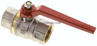Messing-Kugelhahn, Rp 1", -0,9 bis 80 bar, silikonfrei gefertigt