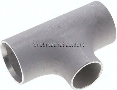 T-Stück 42,4x2,0mm - 33,7x2,0mm, 1.4571, geschweißt