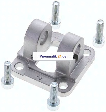 ISO 15552-Gabelschwenkbefestigung 40 mm, Aluminium