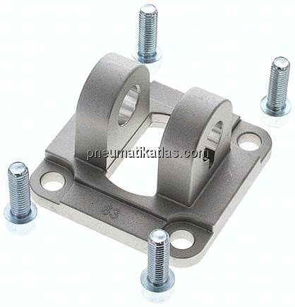 ISO 15552-Gabelschwenkbefestigung 63 mm, Aluminium