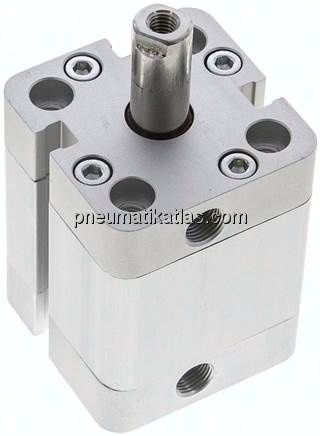 Kompaktzylinder, einfachwirkend, Kolben 32mm, Hub 20mm