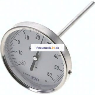 Bimetallthermometer, waagerecht D100/-20 bis +60°C/160mm